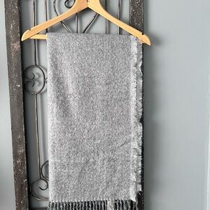 Aqua Soft Gray Shawl/Scarf